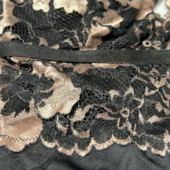 Women's Lingerie Teddy and Scallop Trim V Neck Slip Dress Size Large Gently Used - Picture 4 of 12